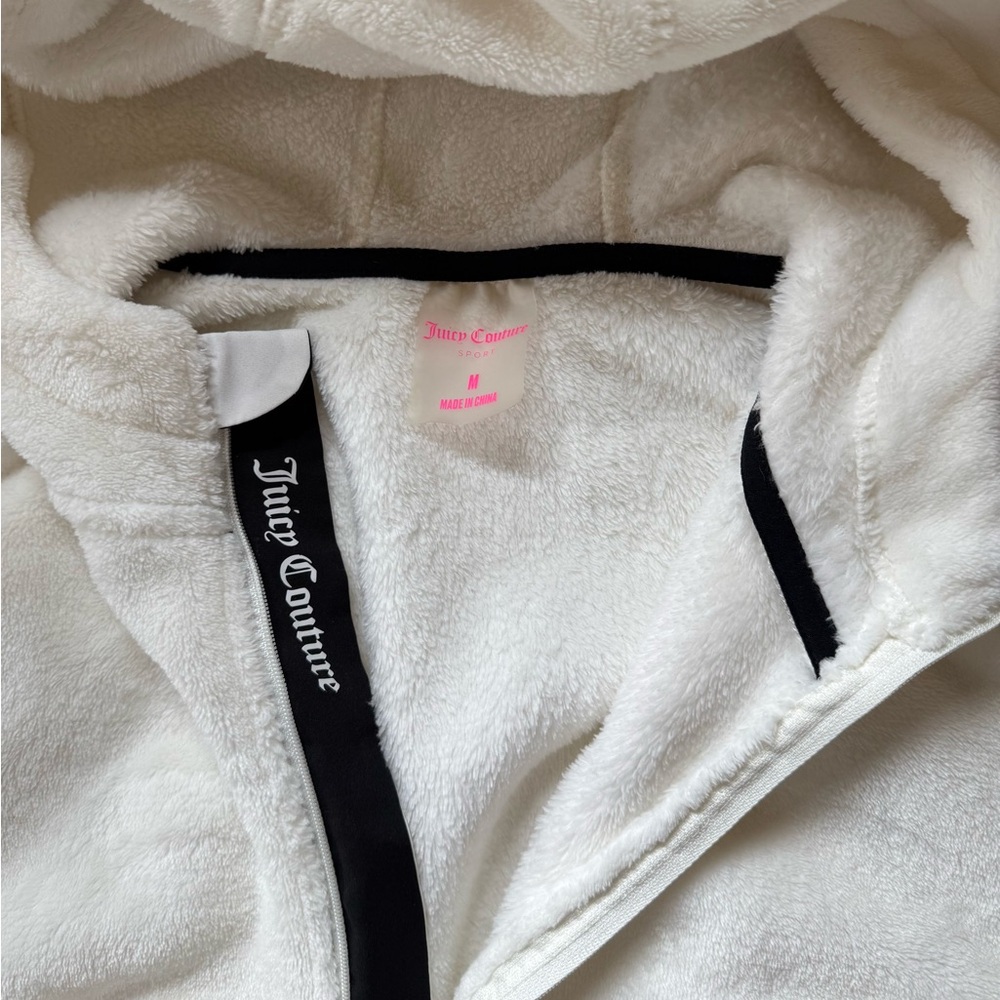 Juicy Couture Soft White Hoodie